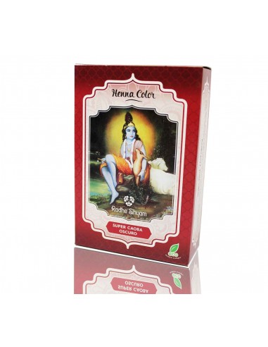 HENNA CAOBA SUPER OSCURO RADHE SHYAM