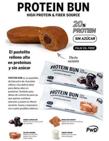 Protein Bun 60g  Double Chocolate PWD
