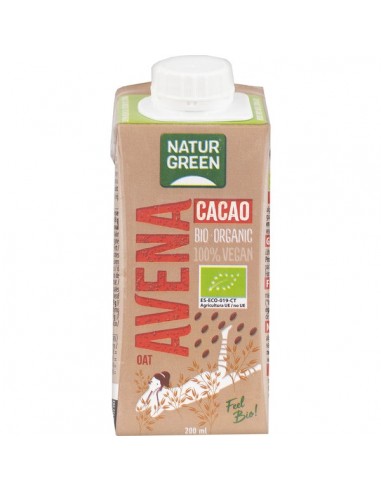 MINI AVENA CHOCOLATE 200ML NATURGREEN