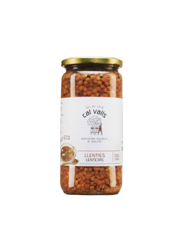 LENTEJAS COCIDAS BIO 700GR CAL VALLS