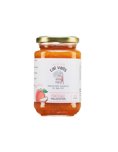 MERMELADA MELOCOTON BIO 375G  CAL VALLS
