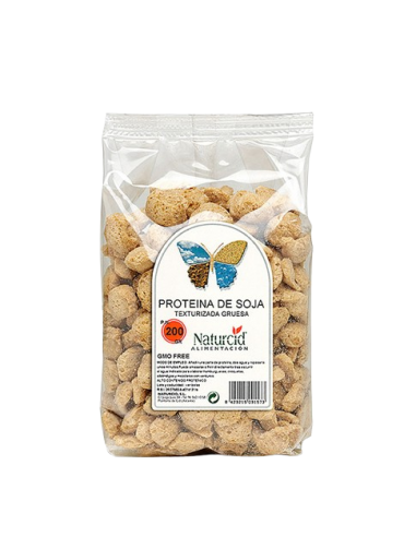 SOJA TEXTURIZADA GRUESA 200G NATURCID