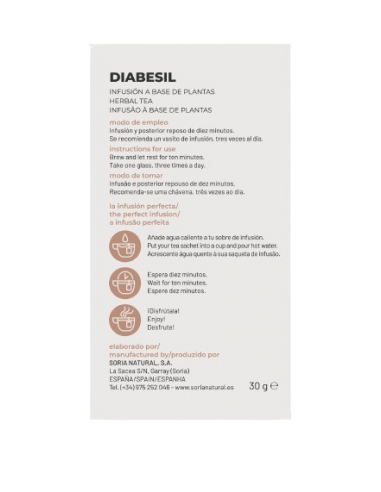 INFUSION NATUSOR 15 DIABESIL SORIA