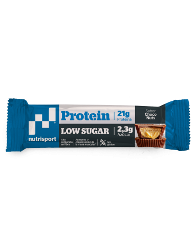 BARRITA PROTEICA LOW CARBS CHOCO NUTS...