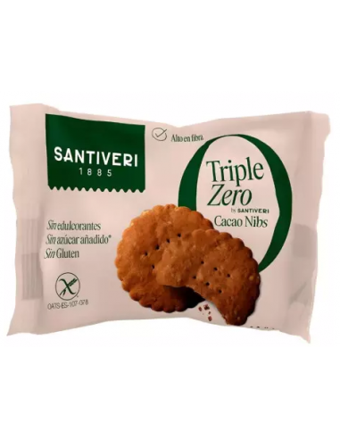 GALLETAS NIBS CACAO TRIPLE ZERO  3u...