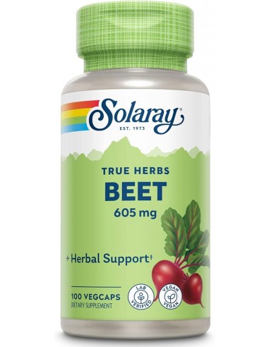 BEET ROOT REMOLACHA 100 VEGCAPS SOLARAY