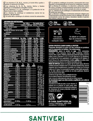PROTEIN 90 VAINILLA 300 G DOYPACK...