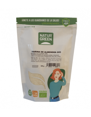 NaturGreen harina de almendra Bio 300 g