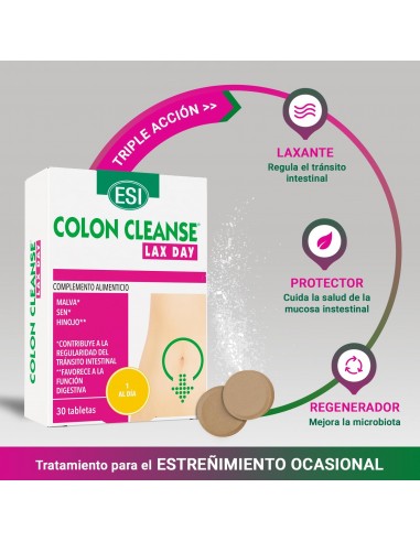 CAPSULAS COLON CLEANSE LAX DAY 30 ESI