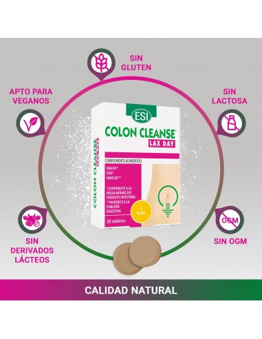 CAPSULAS COLON CLEANSE LAX DAY 30 ESI
