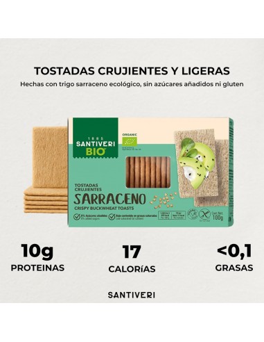 TOSTADAS TRIGO SARRACENO SIN GLUTEN...