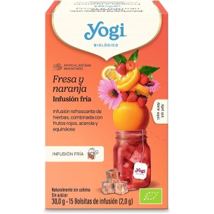 YOGI TEA FRIO FRESA NARANJA