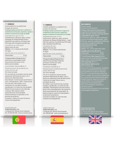 EXTRACTO GINKGO BILOBA SORIA