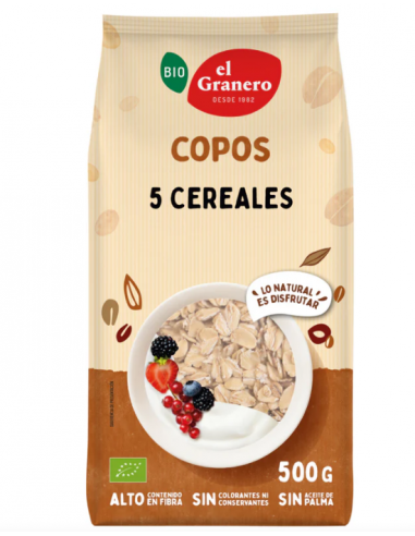 COPOS DE 5 CEREALES 500GM  EL GRANERO