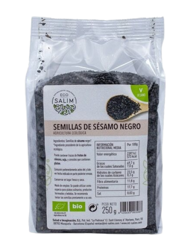 SESAMO NEGRO SEMILLAS ECO ECOSALIM...