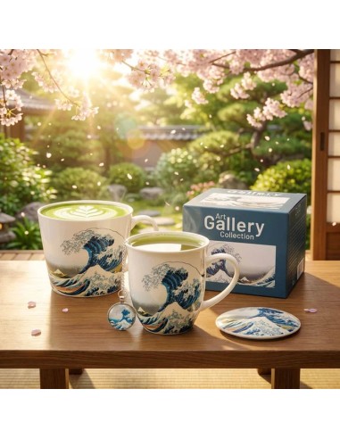 TAZA OLA PORCELANA 400ML TAPA Y FILTRO 